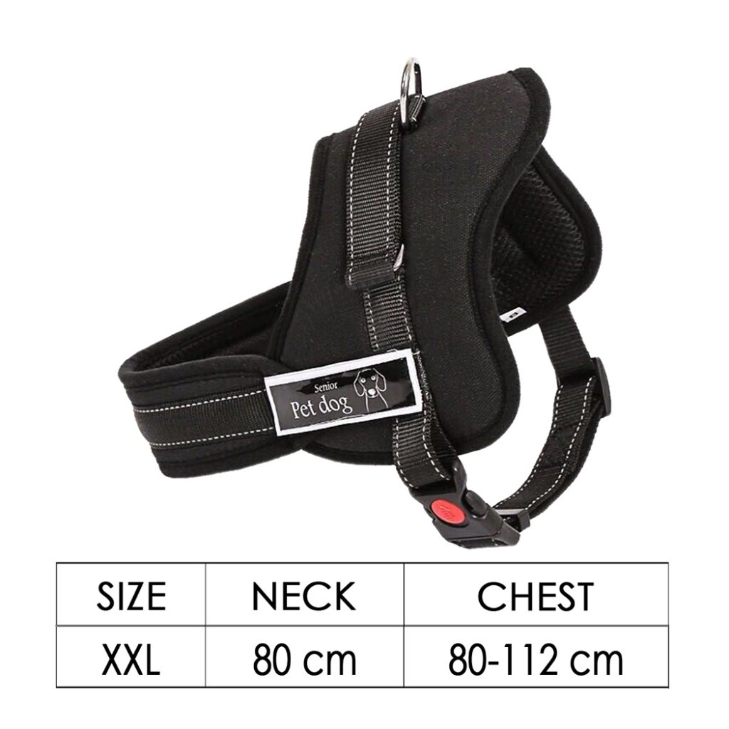 Dog Adjustable Harness Support Pet Training Control Safety Hand Strap ...